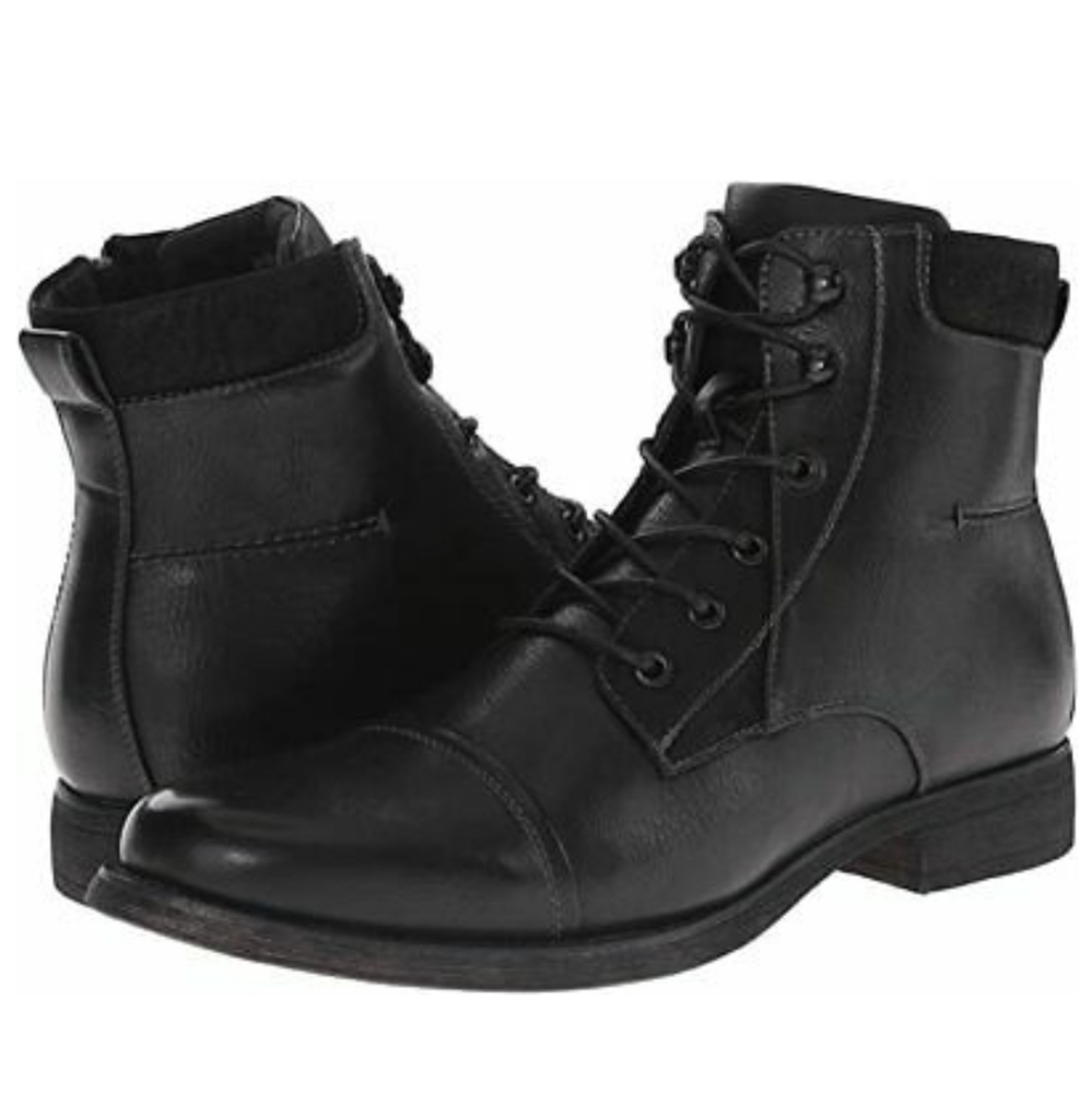 Steve Madden Men’s Black Ankle Zip Sz 10.5
